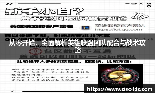 从零开始：全面解析英雄联盟团队配合与战术攻略